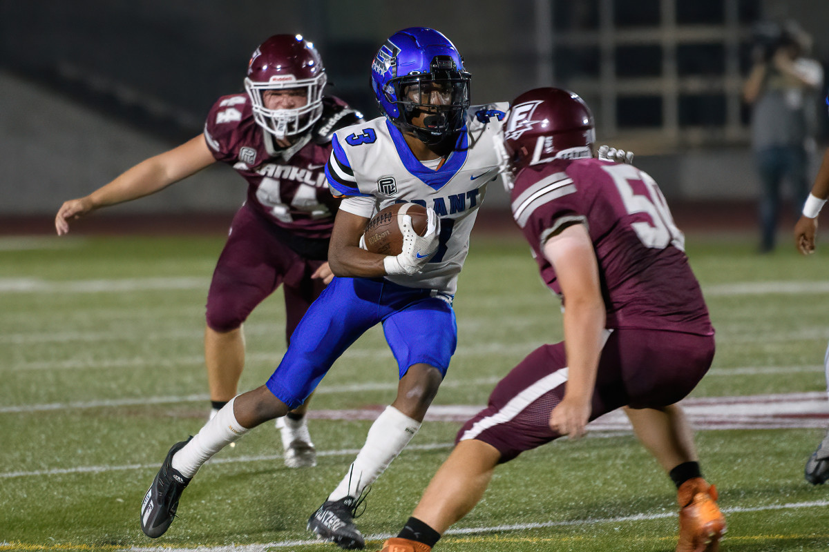 Grant Franklin football Oregon October 7 2022 Ken Waz 44